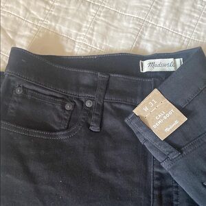Madewell Black Cali Demi-Boot Jeans